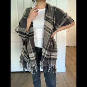 Plaid Green Shawl